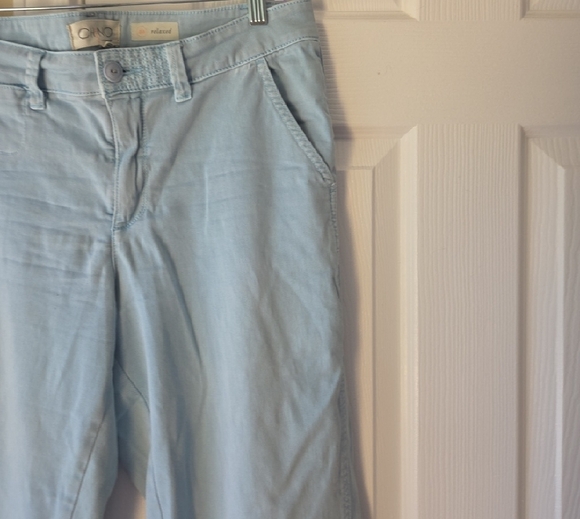 Chino By Anthropologie Jeans 29 Relaxed Sky Blue Light Blue - Picture 6 of 11